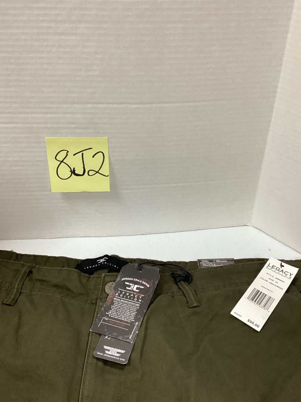 Jordan Craig Men's Olive Green Chino Pants